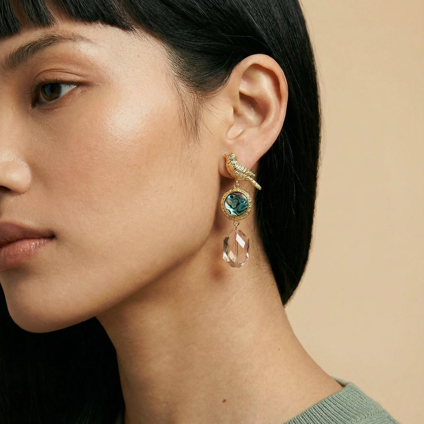 Songbird Abalone Drop Earrings