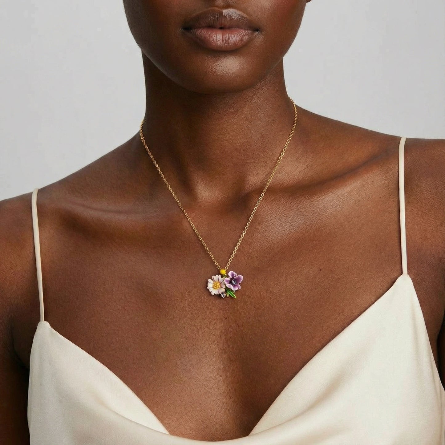 Garden Bouquet Pendant Necklace